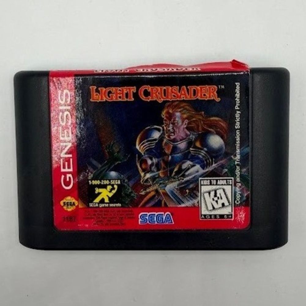Light Crusader 1995‎ Sega Genesis 1187 Video Game